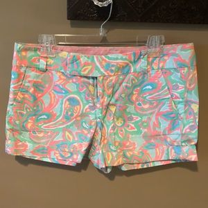 Lily Pulitzer pattern shorts